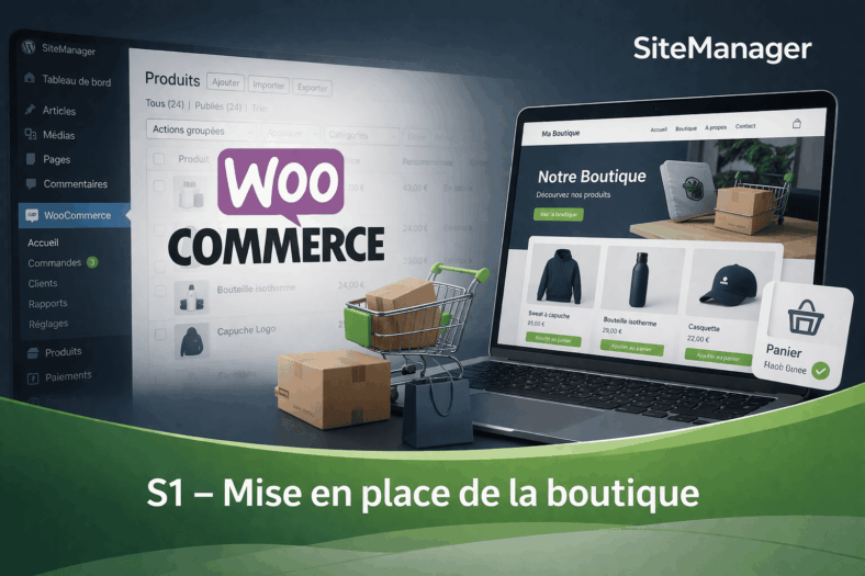 S1 – Mise en place de la boutique