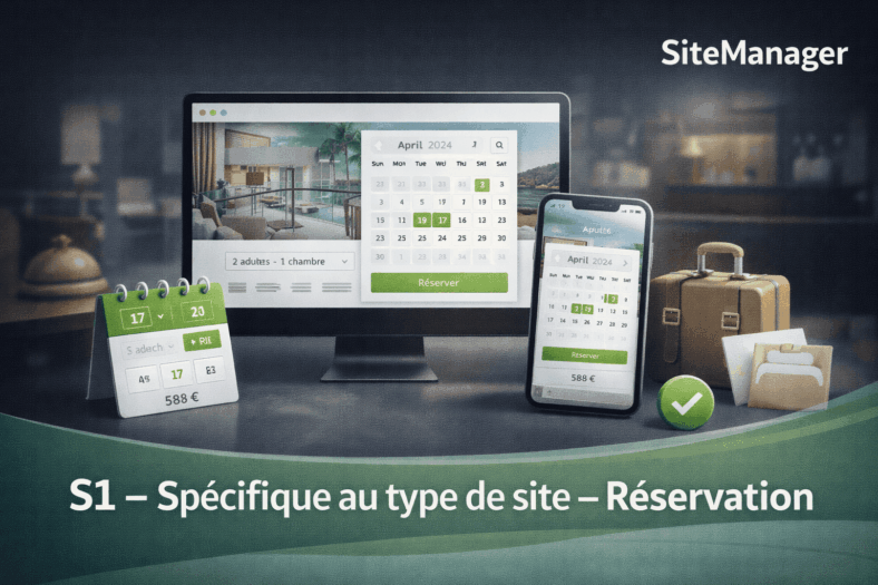 S1 – Spécifique au type de site – Réservation
