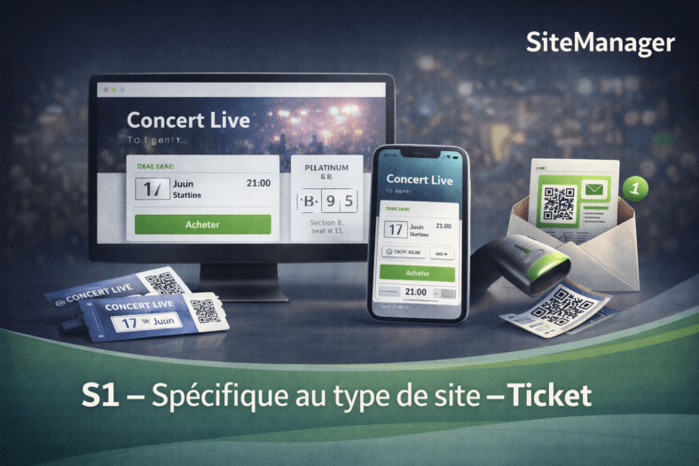 S1 – Spécifique au type de site – Ticket